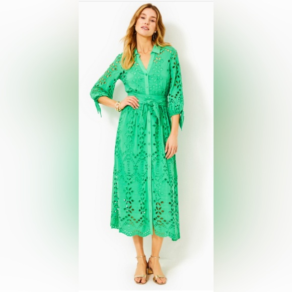 Lilly Pulitzer Amrita Eyelet Dress🔥RARE 🔥New - Picture 6 of 12